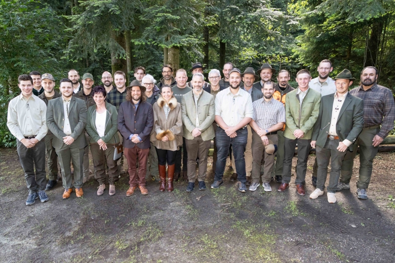 Jagdfähigkeitsausweisübergabe 2025